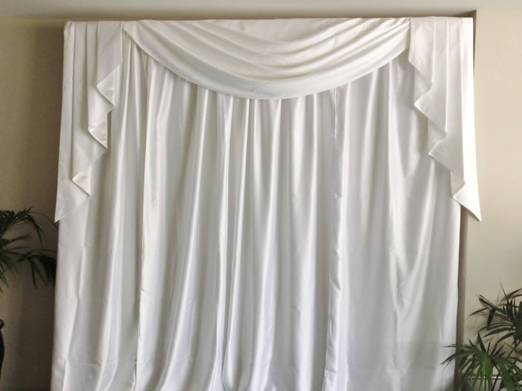 Luxury Drape Backdrop | Covers Decoration Hire