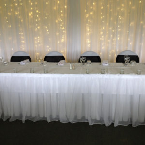 Chiffon Table Skirt