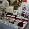 silver sequin table cover