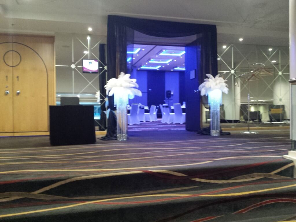 Black and white theme ball