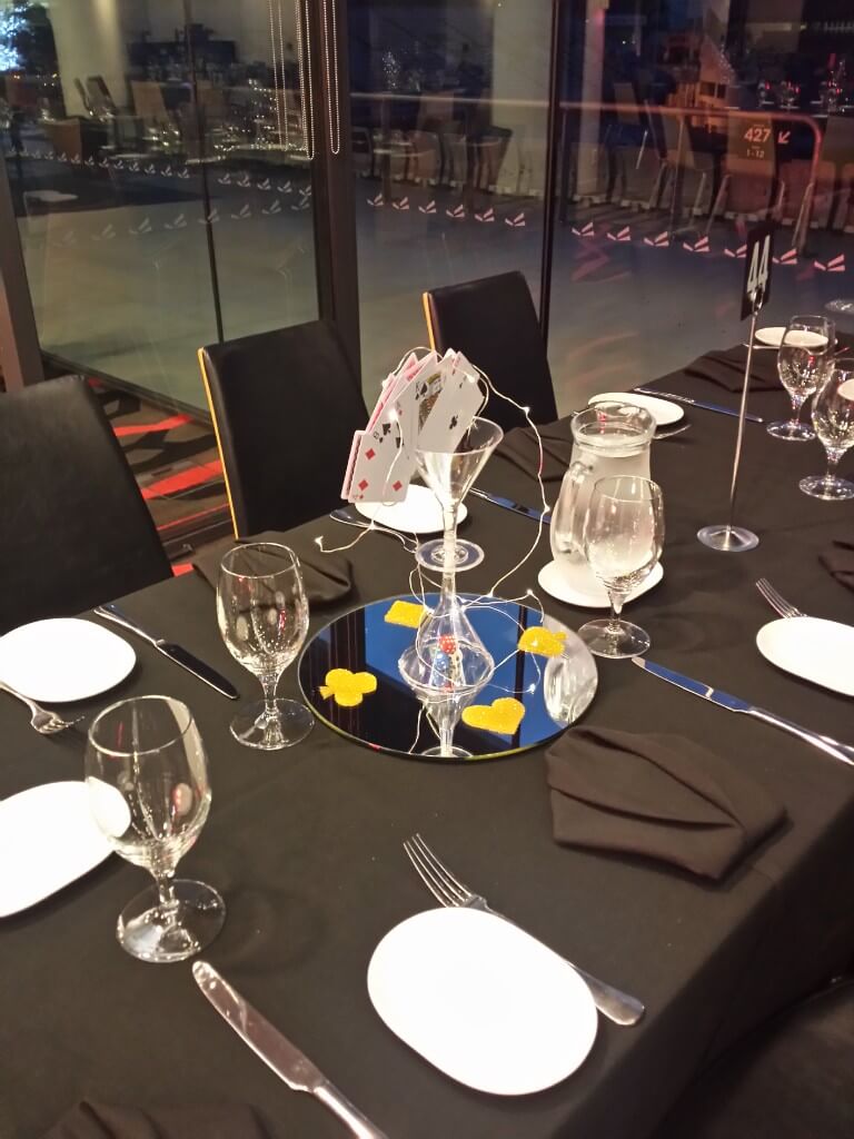 Casino Ball Centrepiece Theme