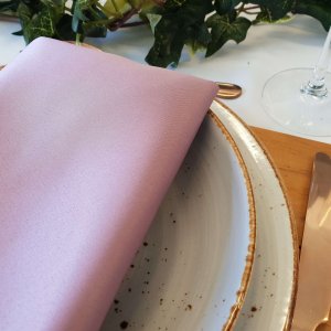 blush pink napkin