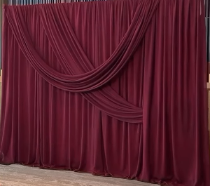 Draping in Burgundy