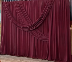 Draping in Burgundy