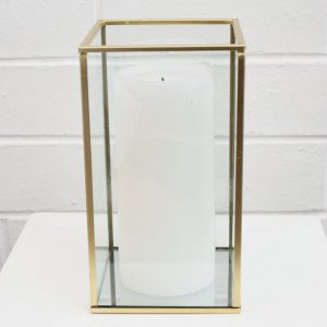 gold frame candleholder