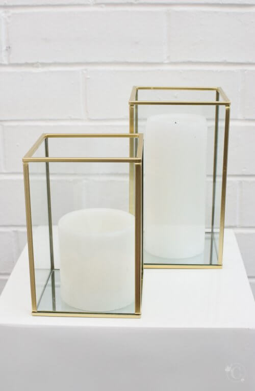 gold frame candleholders