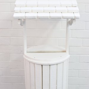 small white wishing well