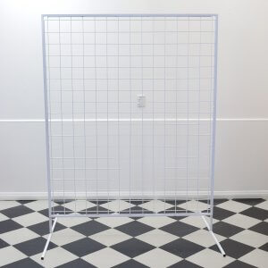 Wire Mesh Wall White