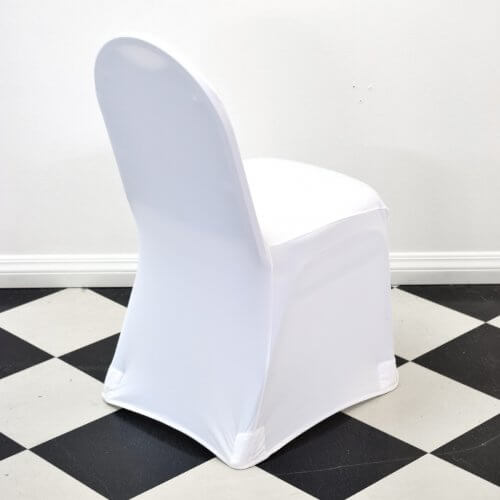 white chair cover