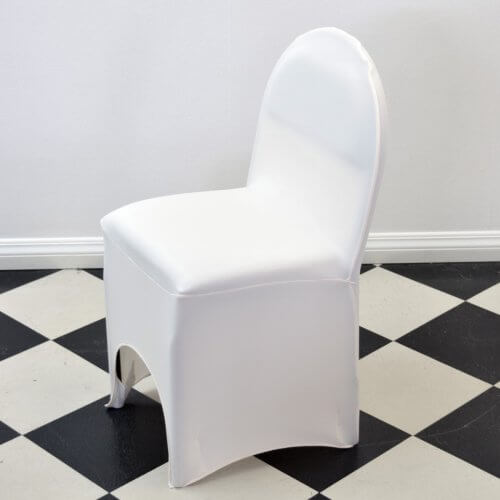 Cream Ribbed Chaircover