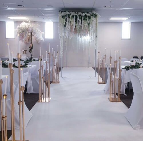 Luxe Wedding Aisle and Entrance