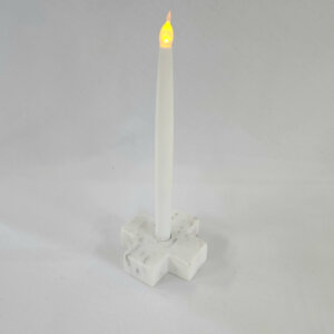 Marble Cross Candleholder