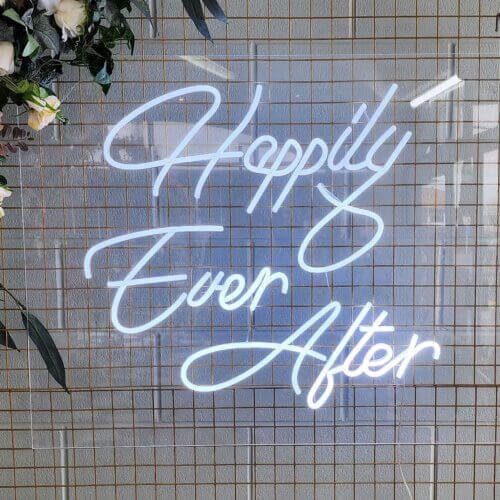 Happily Ever After neon light sign