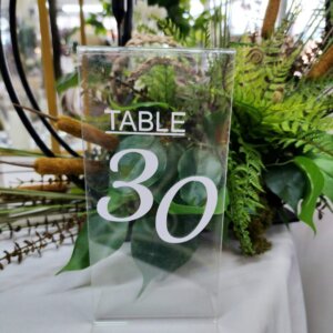 Table Number