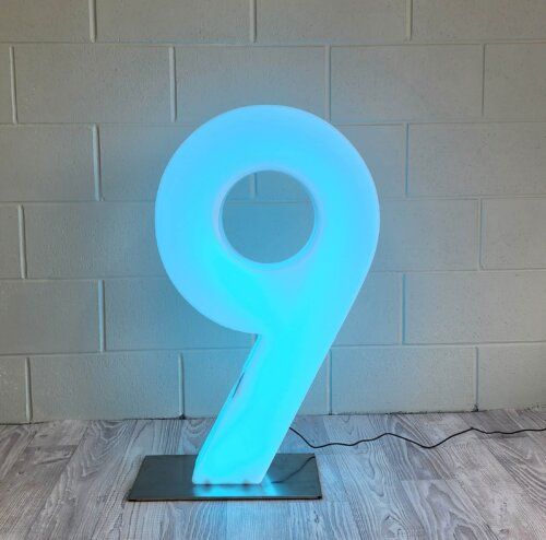 Giant LED Number 9